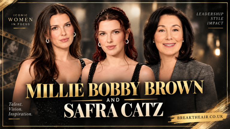 Millie Bobby Brown and Safra Catz